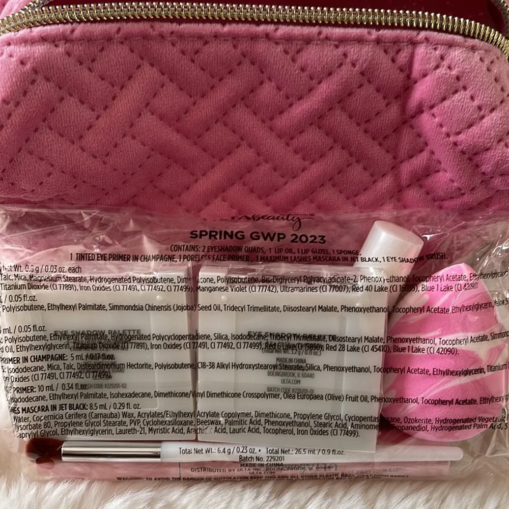 Ulta beauty cosmetics minis set with pouch